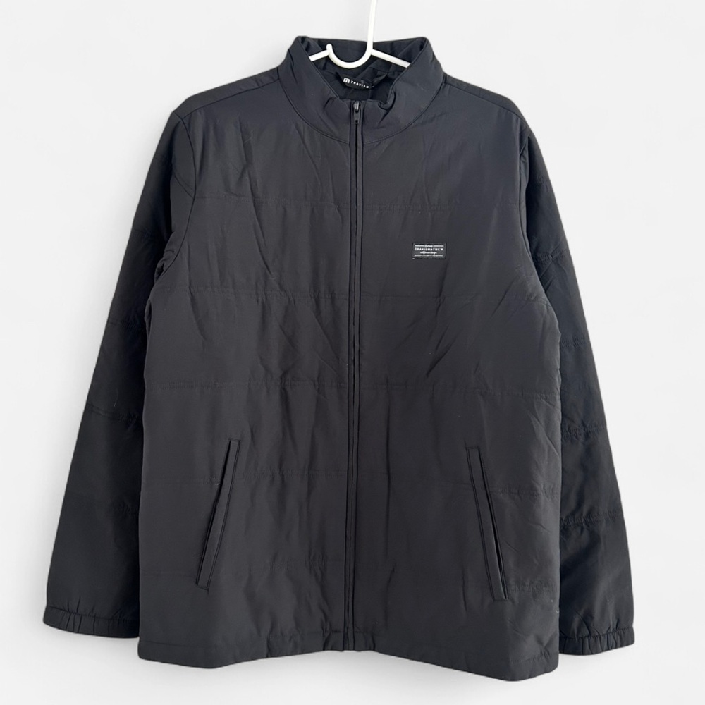 TravisMathew Palisades Puffer Jacket Black NWT Men’s Medium 1MAB306 Golf New